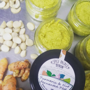 Read more about the article Turmeric & Fermented Nut Pate is in season at Byron Spice Palace!
