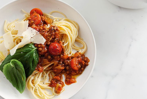 Read more about the article Spaghetti with lentil bolognese