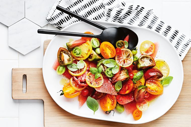 Read more about the article Heirloom tomato, watermelon and confit lemon salad